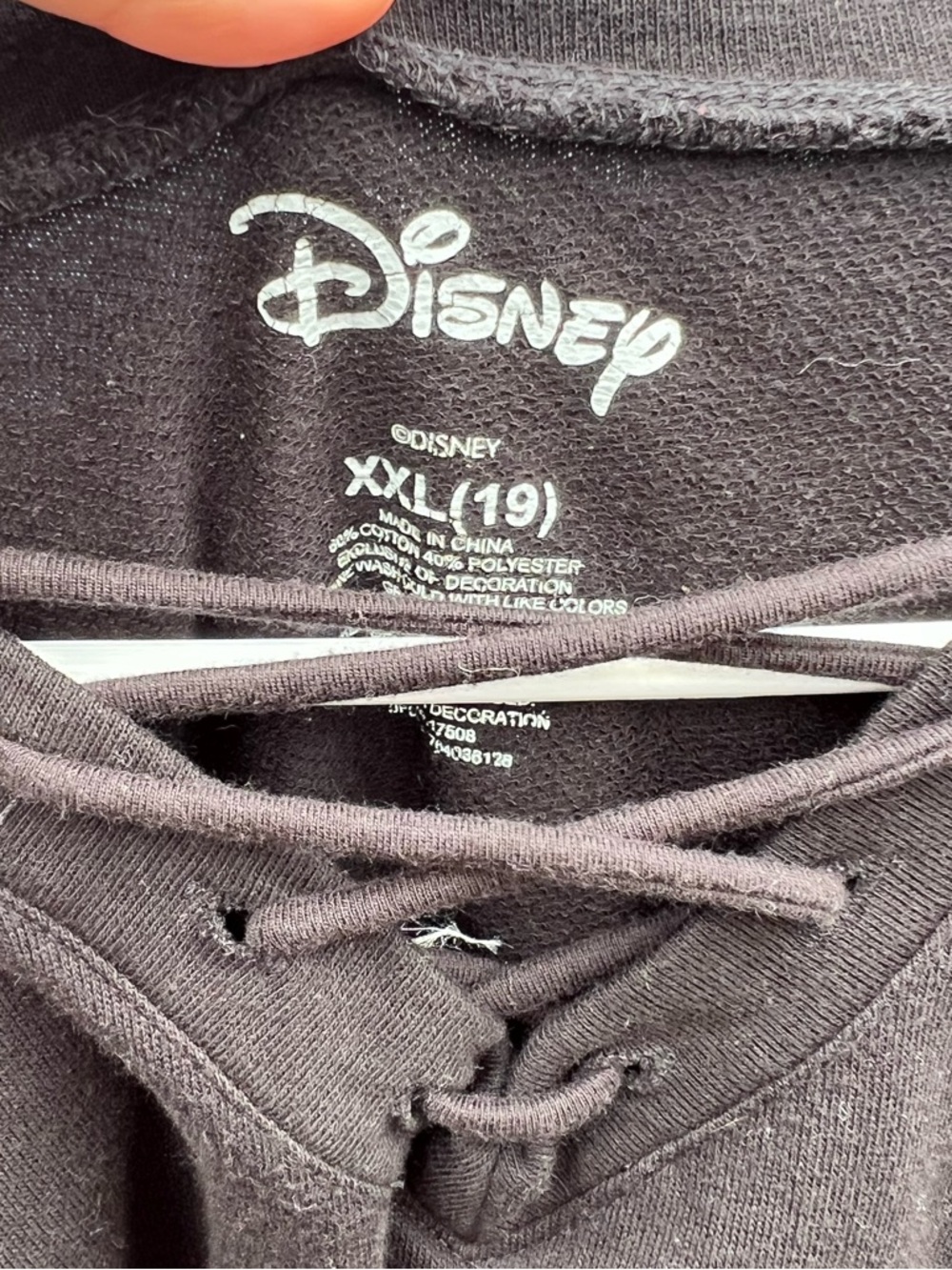 Black mickey sweater